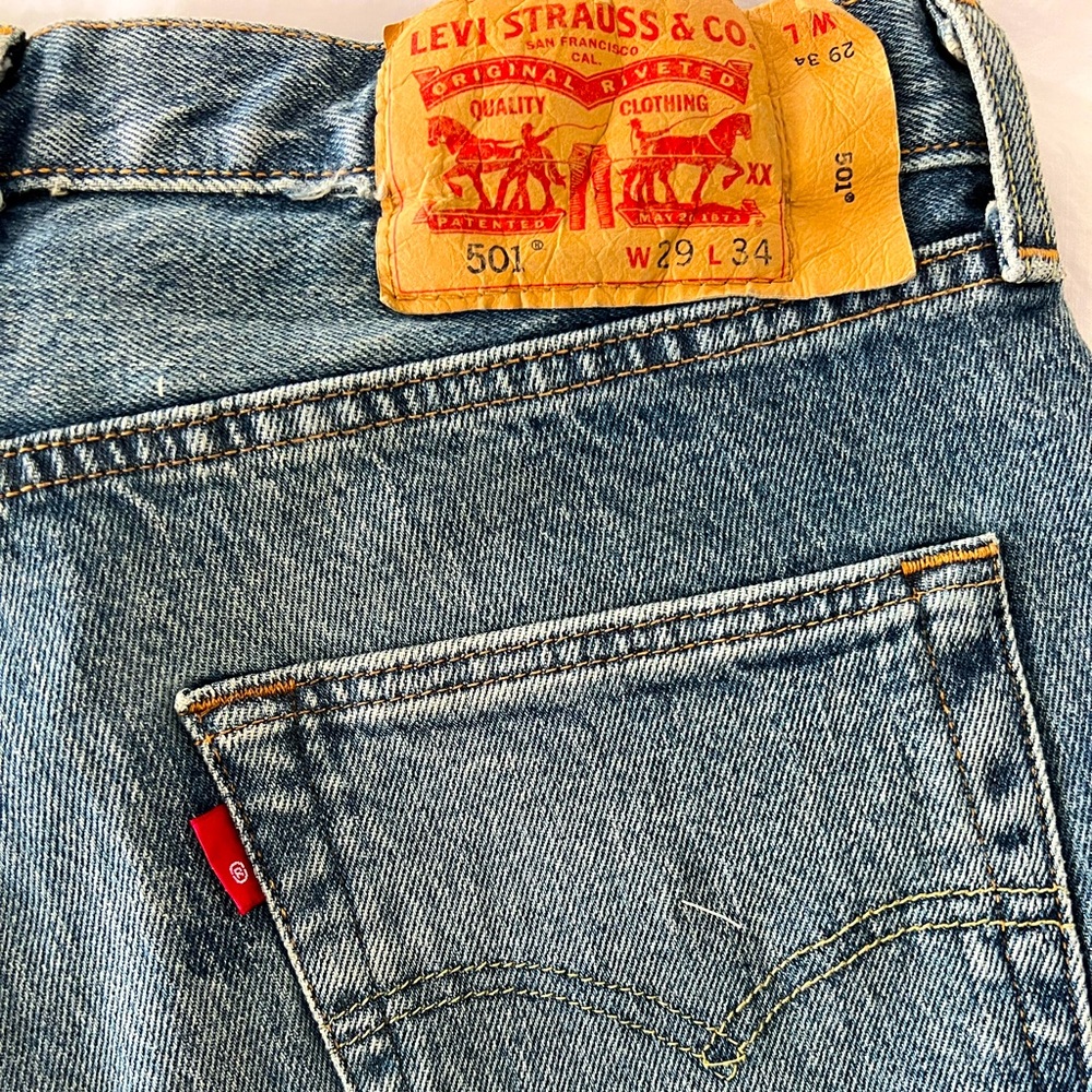 Men’s Levi’s Original 501 Jeans, Button Fly, Never Worn